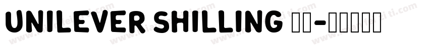 Unilever Shilling 字体字体转换